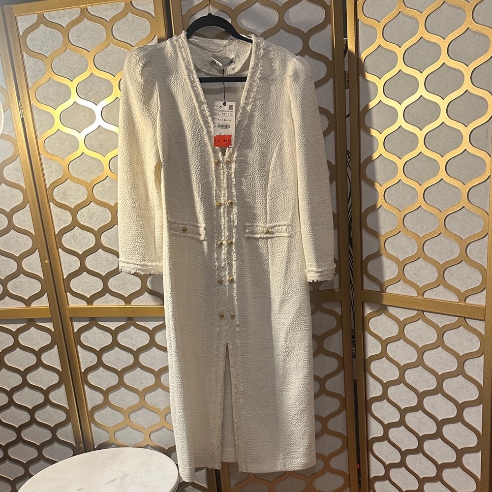 Zara quilted dress size Large